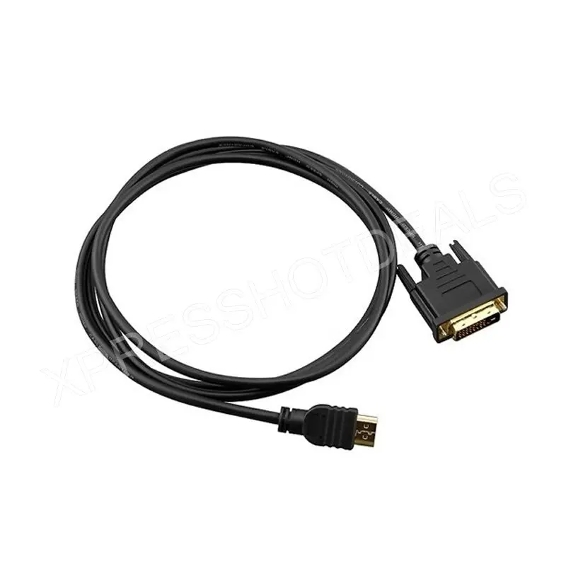 Кабель 6 футов Gold 24 + 1 DVI D Мужской к HDMI 8 м|hdmi to dvi-d|dvi-d cabledvi-d dvi-d |
