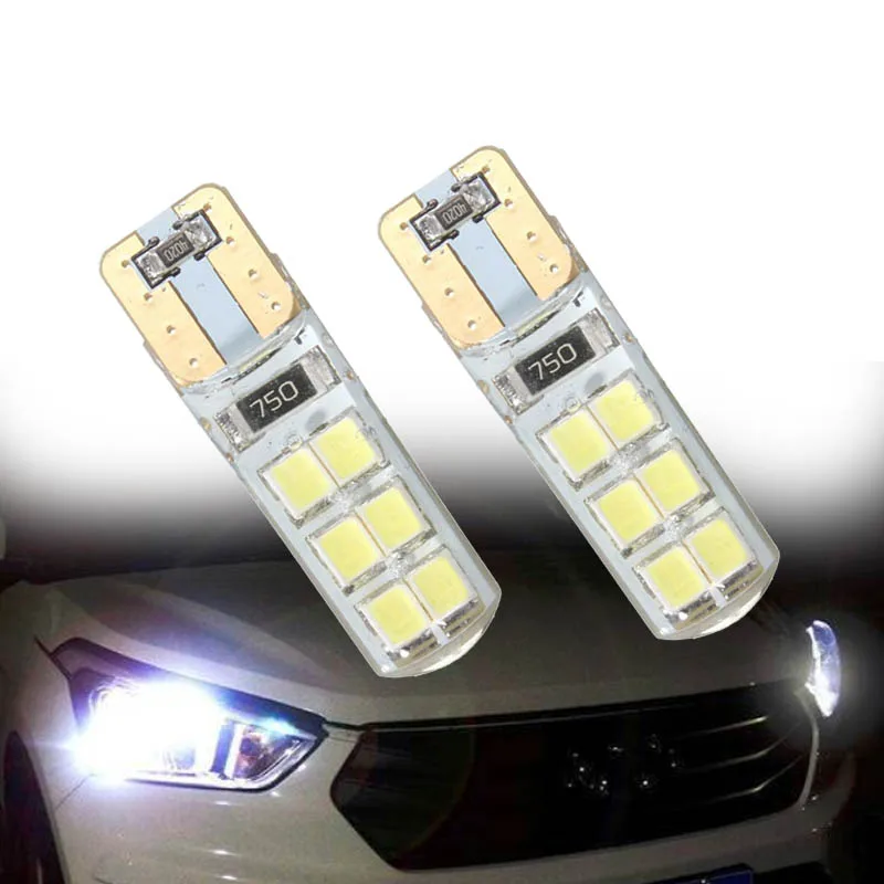2 шт./компл. T10 194 W5W COB 2835 12LED Автомобильная CAN-шина яркая ширина номерного знака
