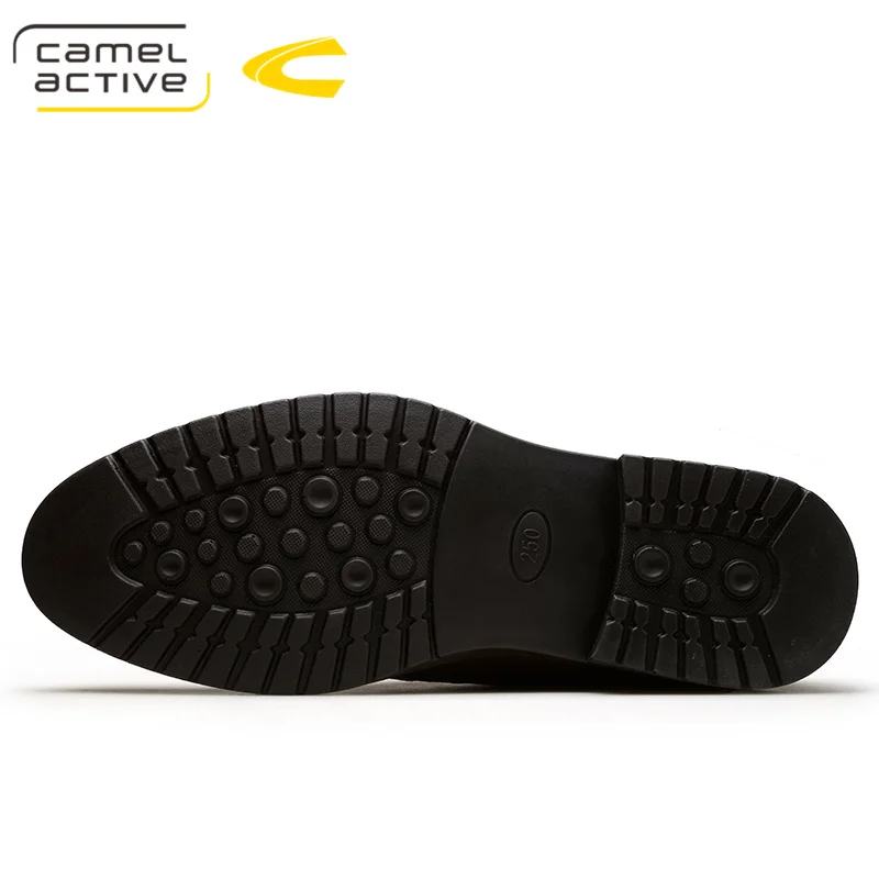 Camel Active/Новинка; сезон весна; модные оксфорды в деловом стиле; Мужская обувь из натуральной кожи высокого качества; Повседневная дышащая мужская модельная обувь; 18017