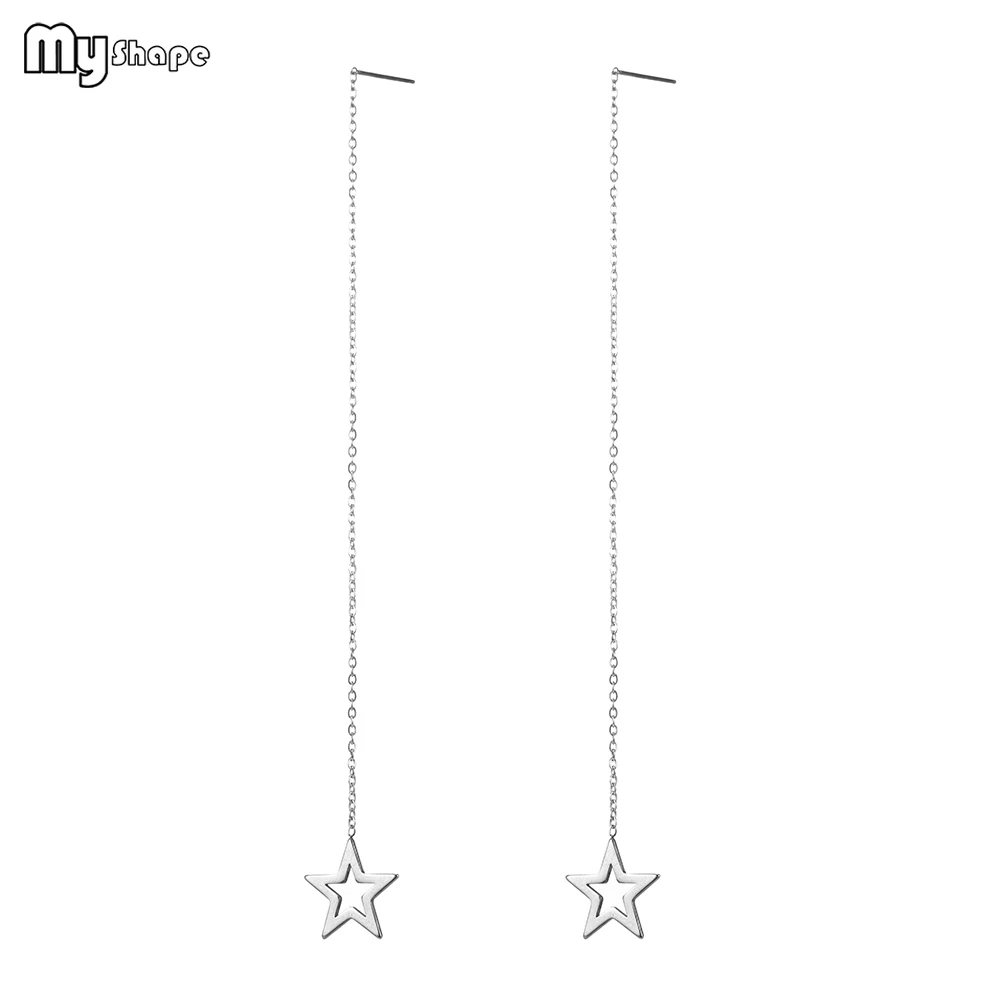 Серьги из нержавеющей стали My Shape серьги подвески в форме звезды для романтичных