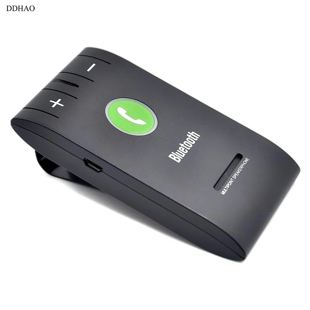 DDHAO Multipoint Громкая 4 0 + EDR Беспроводной Bluetooth Hands Free Car Kit MP3 музыкальный плеер для