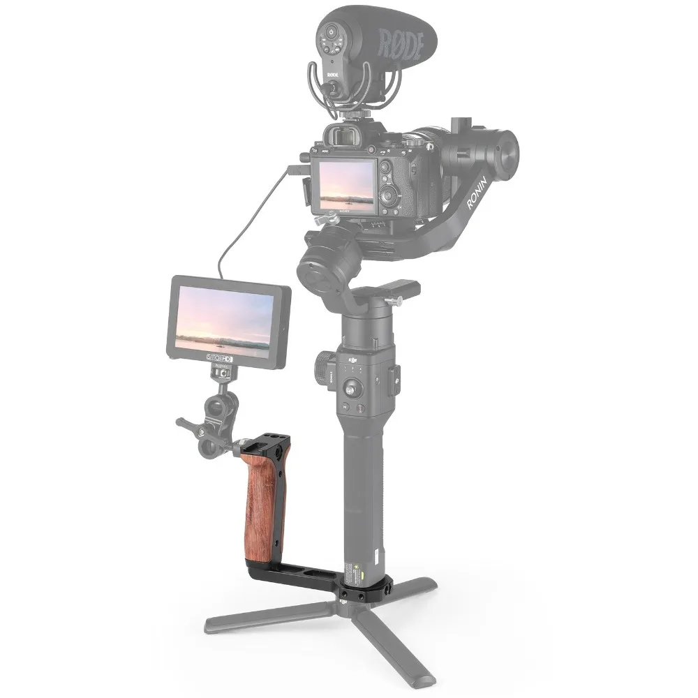 Универсальная ручка SmallRig с деревянной боковой ручкой для камеры DJI Ronin S/для SC/для