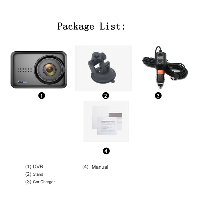 WHEXUNE Новый 2 45 дюймов Full HD 1080 P Видеорегистраторы для автомобилей Новатэк 96658 IMX323