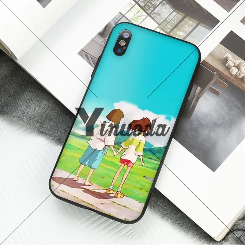 Yinuoda мультфильм студия Ghibli Унесенные спирали Тоторо чехол для телефона Apple iPhone 8 7 6