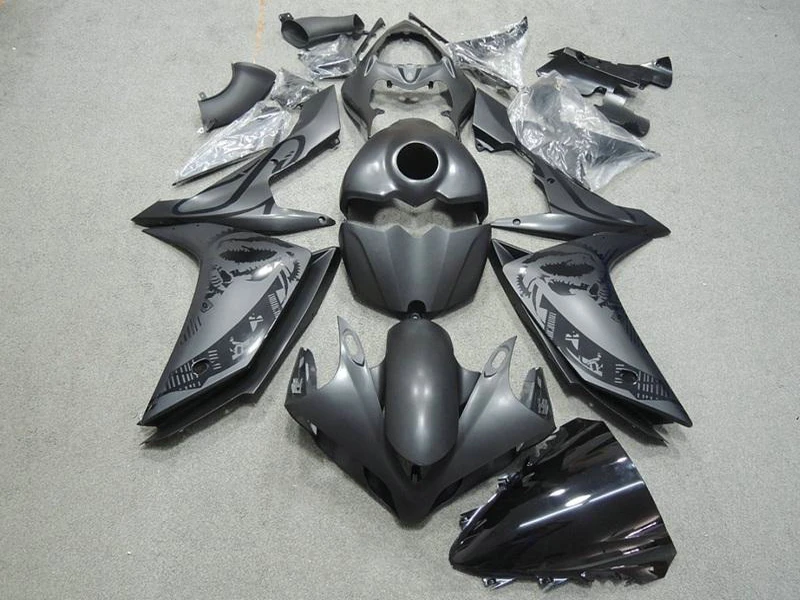 Комплект обтекателей для мотоцикла Yamaha YZF R1 07 08 черные Обтекатели YZFR1 2007 2008 BD27 |