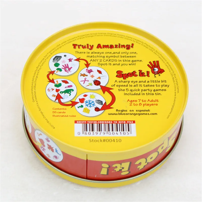 2 шт./лот Спот он карты игры лучший подарок для семьи сбор Настольная игра