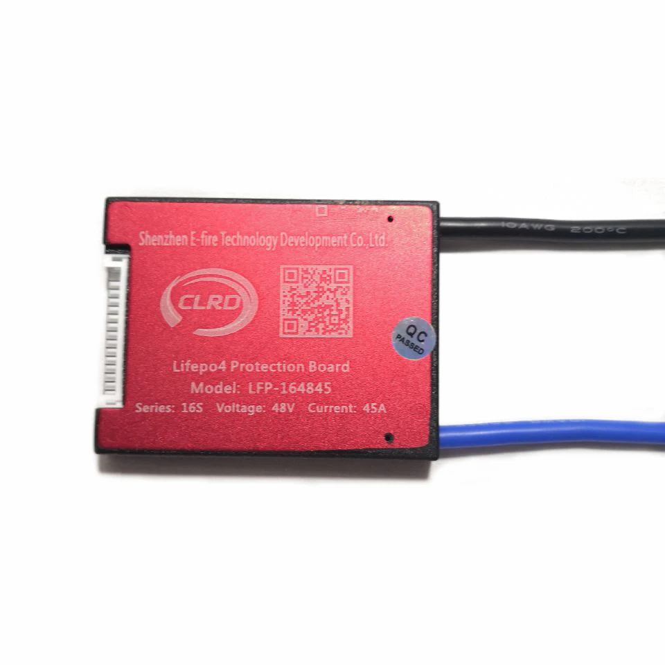 3 2 V cell 16S 48V 20A 30A 40A 50A 60A BMS используется для 48v 10ah 12ah 15ah 20ah lifepo4 батареи с функцией