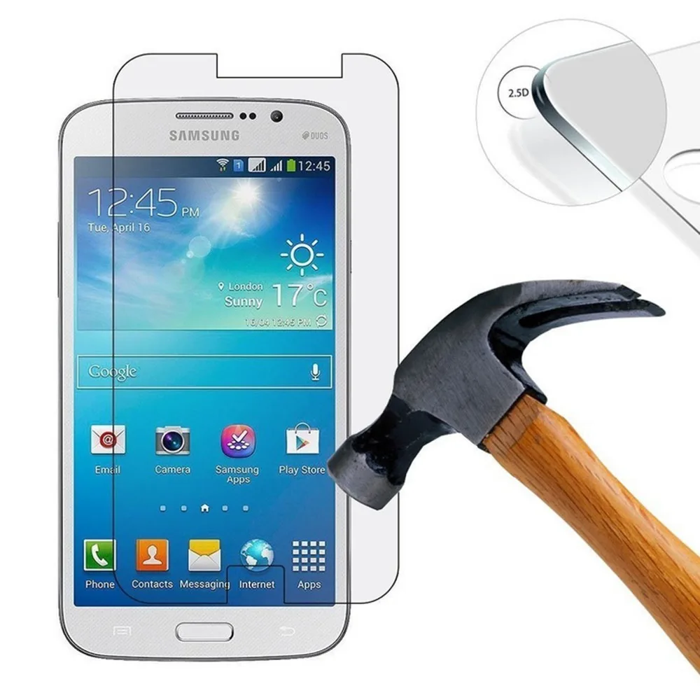 9 H HD закаленное стекло es для samsung Galaxy Mega 5 8 I9150 Duos Защита экрана Ультра Прозрачный