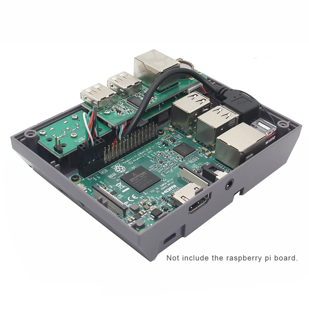 Новый чехол для Raspberry Pi 3 B +(Plus) NESPi Pro с игровой консолью в стиле RTC NES FS | Корпус
