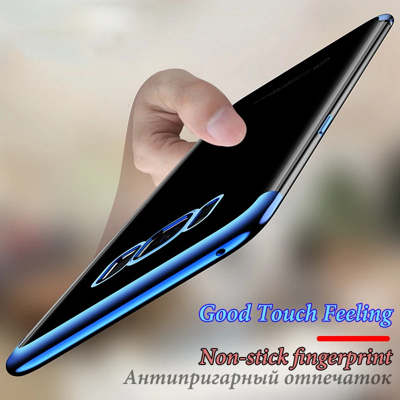Soft Plating Ultra Thin Case for Samsung Galaxy S9 S8 S7 S6 EDGE Cases Transparent TPU Cover Note 9 8 |