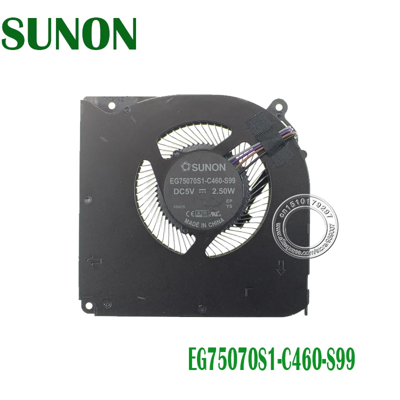 Новый вентилятор охлаждения процессора EG75070S1 C460 S99 DC5V 2 50 W для MECHREVO X8Ti Plus|Кулеры и