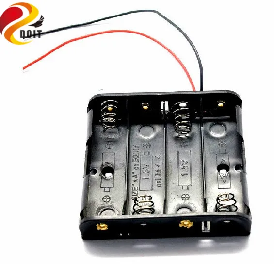 

4 шт./партия, корпус батарейного отсека для батарей AA