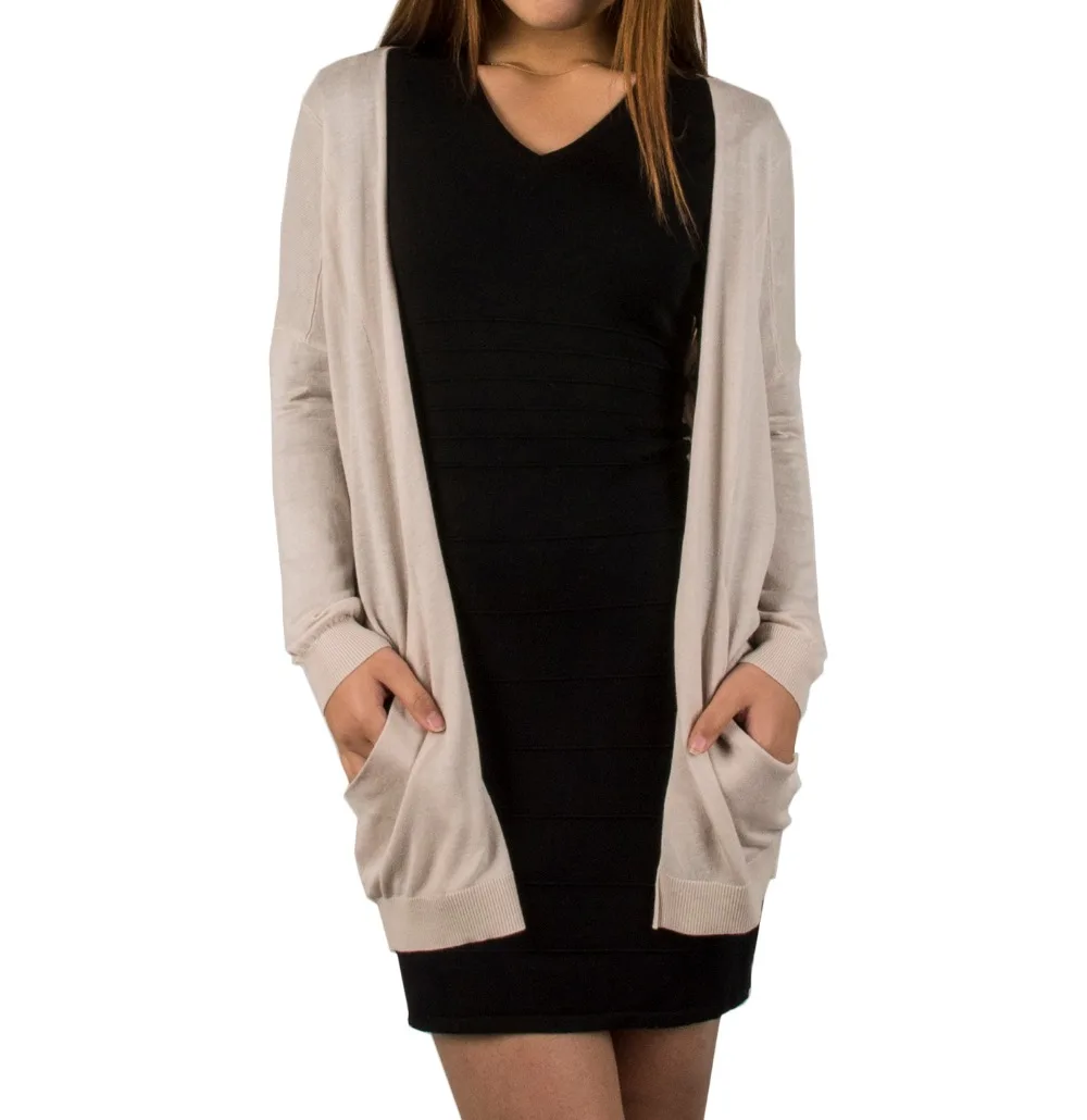 2016 весна лето женщин Большой размер кардиган вязаный свитер с длинным рукавом