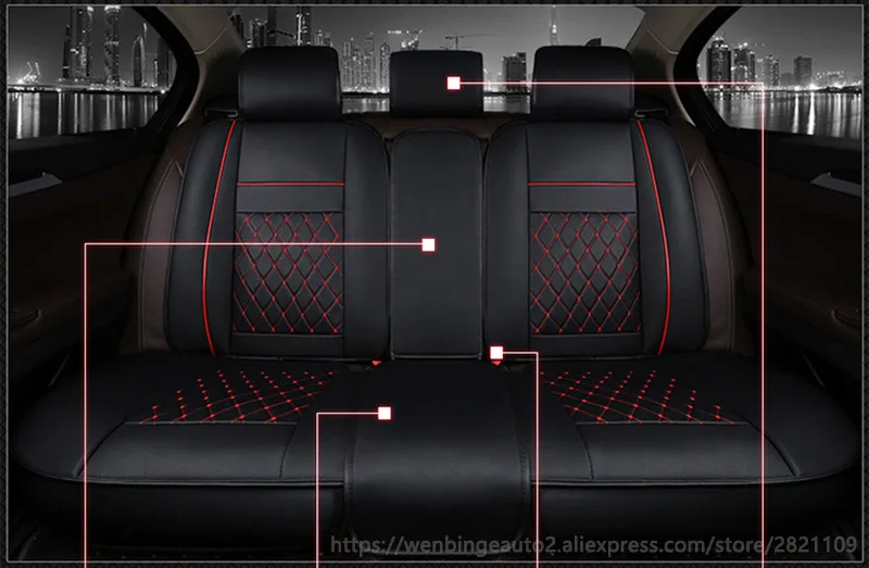 Только автомобильные чехлы на заднее сиденье для Volkswagen vw passat polo golf tiguan jetta touran touareg bora Sagitar Magotan Teramont styling