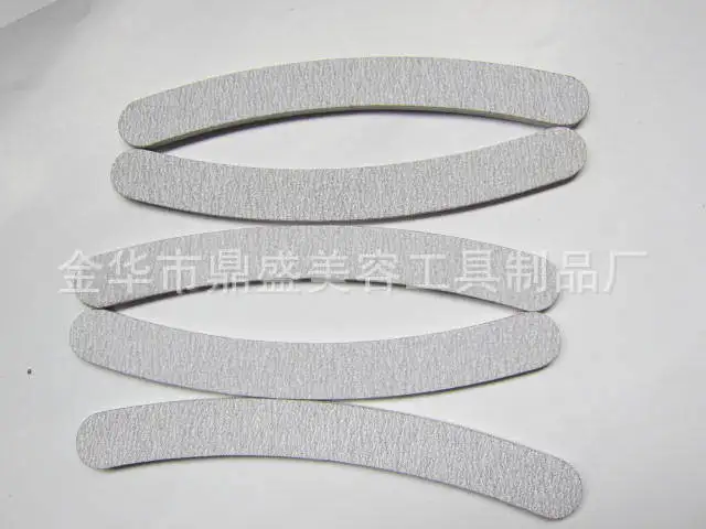 

High Quality 10PCS Zebra Grit 180/180 Nail Files Sanding 180/180 Curve Banana for Nail Art Tips Manicure, HF0144F