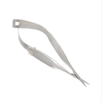 8 5 cm stainless steel microscopic instruments strainght micro scissors