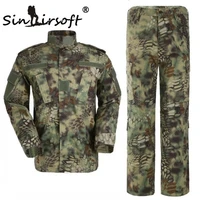 sinairsoft kryptek mandrake camouflage suit military uniform shirtpantsairsoft tactical bdu hunting clothes ly0100