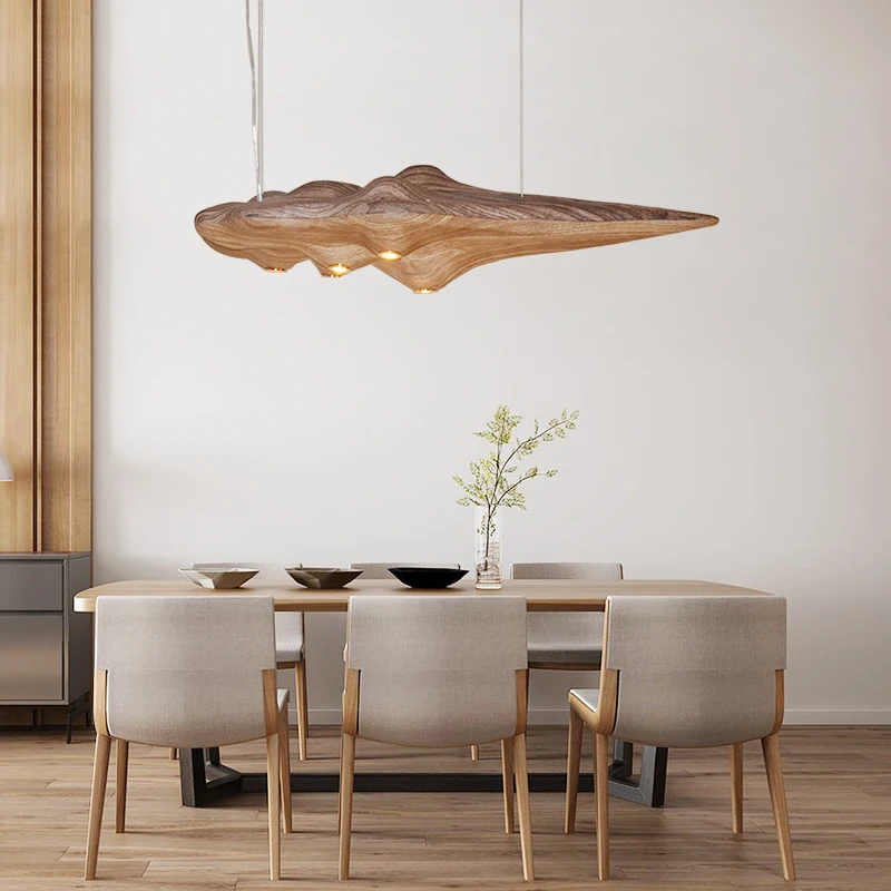 Винтажные подвесные лампы в китайском стиле Светодиодная лампа E27 форме островка