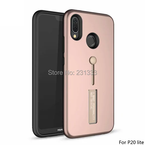 C-ku гибридный жесткий чехол для ПК из ТПУ Huawei P20 LITE PRO Y3 2018 Y6 Y9 P Smart Stand сменный