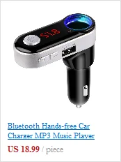 FM передатчик Набор беспроводной связи по стандарту Bluetooth для автомобиля с двойным зарядка через usb чтения TF карты Поддержка MP3 и WMA файлов формата A2DP Функция