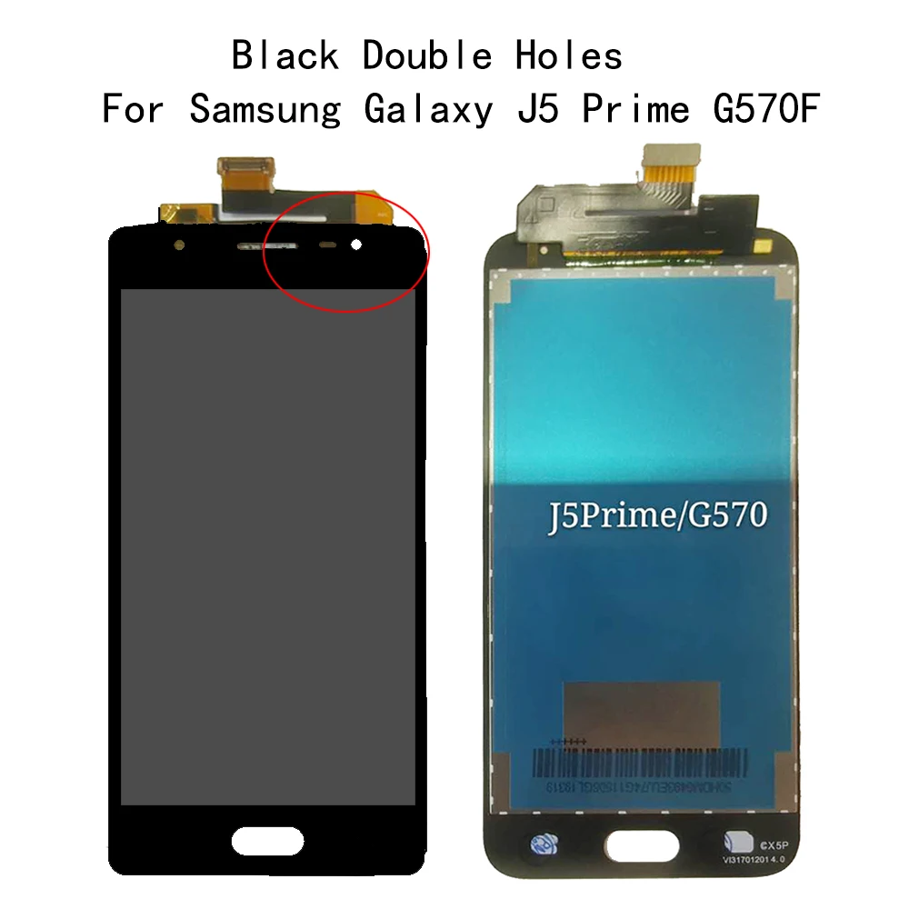 5 0 "ЖК дисплей для Samsung Galaxy J5 Prime G570 G570F On5 2016 G570Y G570F/DS ЖК сенсорная панель