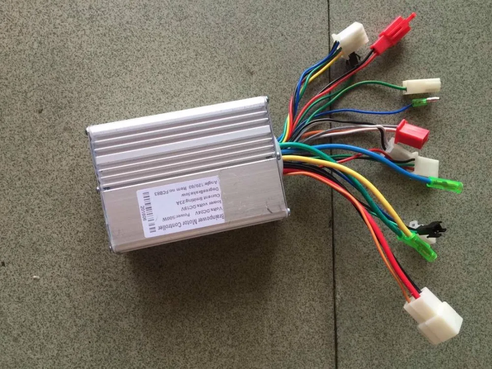 Электронный бесщеточный контроллер для электроскейтборда 500 Вт 24 В | Спорт и