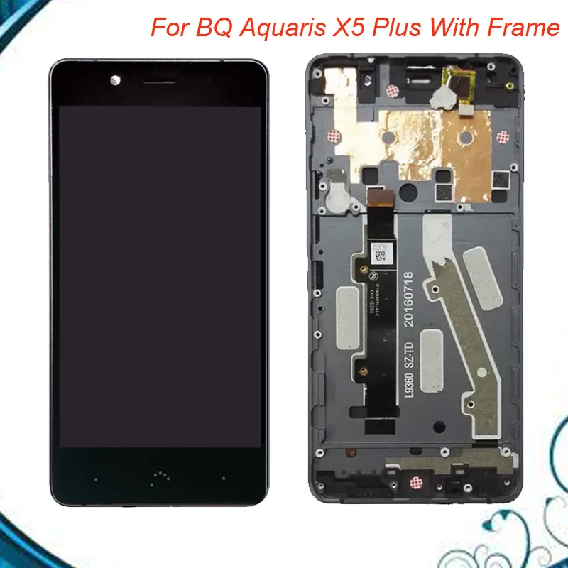 5 &quotдюймовый протестированный ЖК-дисплей для BQ Aquaris X5 Plus и сенсорный экран в сборе