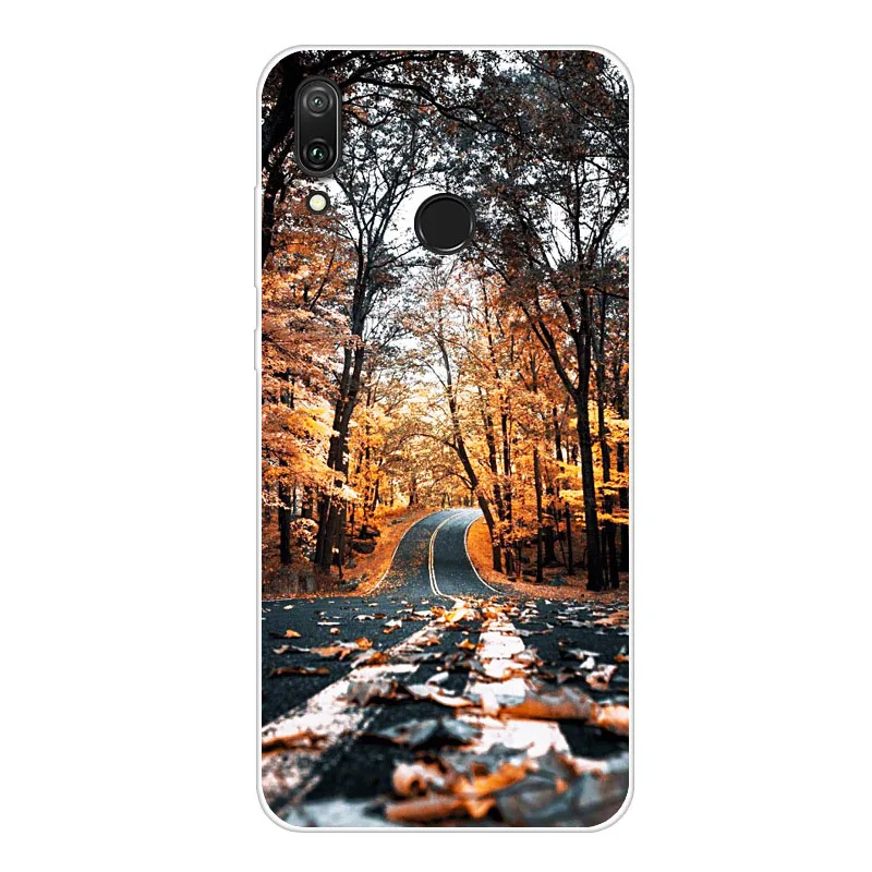 For Coque Huawei Y7 2019 Case Phone Cover Soft Silicone Printing Back Case For Huawei Y7P Y7 Prime Y 7 Y7 Pro 2019 Cover TPU Y7P