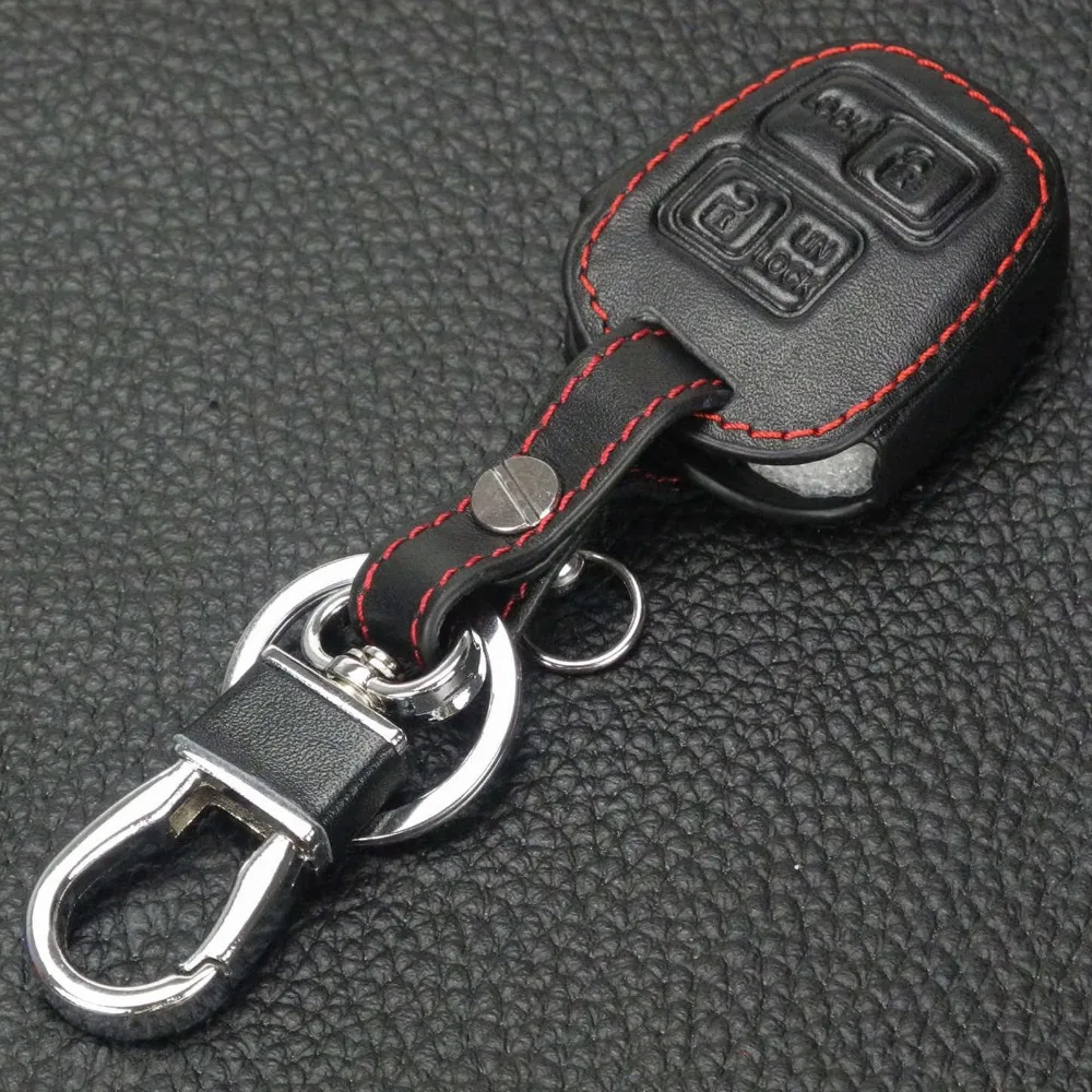 Jingyuqin кожаный брелок для ключей чехол Lexus ES GX Toyota RAV4 Camry Highlander Corolla Prado Avensis Yaris Auris 2