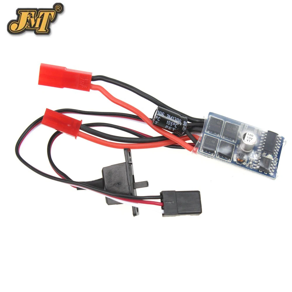 JMT 10A матовый ESC двухсторонний контроллер скорости двигателя с тормозом для 1/16 1/18