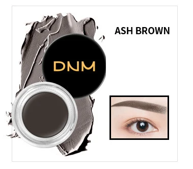 010 Ash Brown DNM 11 цветов тушь для бровей Макияж Водонепроницаемая Тень для бровей распределитель геля крем без затенения длительный пепельный коричневый крем для бровей - Цвет: 010 Ash Brown