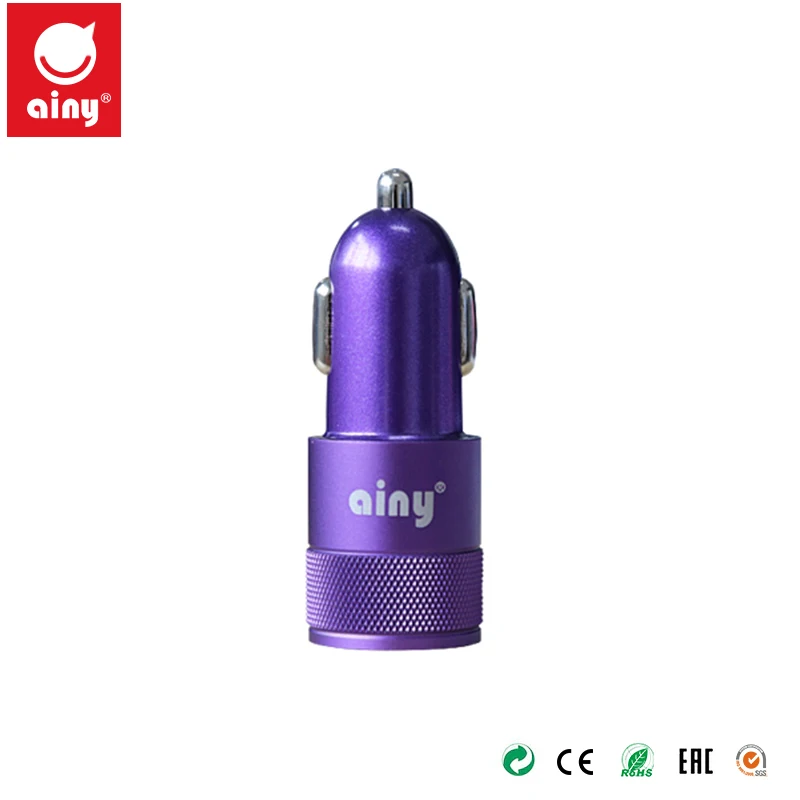 AINY 2 Порты usb автомобиля Зарядное устройство Quick Charge мобильный телефон