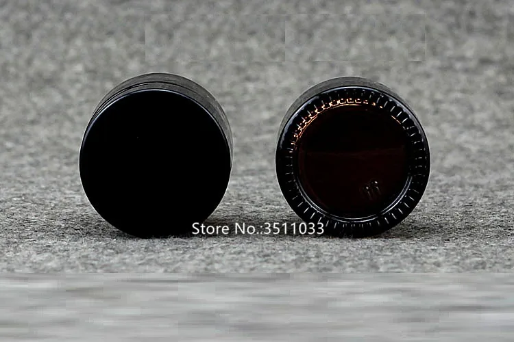 Контейнеры Банки для косметики из темно коричневого стекла 10 г маленькие