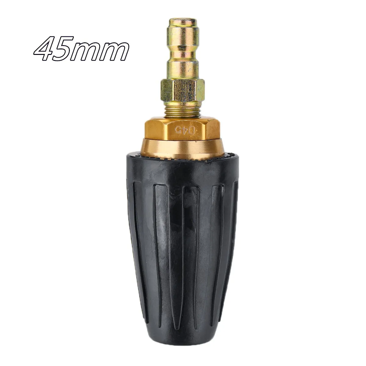 Серебристый 1/4 БЫСТРОРАЗЪЕМНАЯ вращающаяся турбонасадка 4000PSI 2,5 3,0 3,5 4,0 gpm автомобильная мойка для мойки высокого давления - Цвет: Серебристый