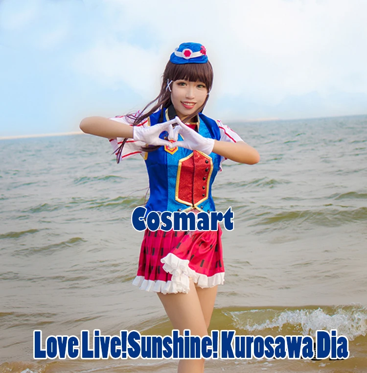 [На заказ] аниме LoveLive!Sunshine!Kurosawa Dia Happy вечерние Train Aqours форма для пробуждения костюм