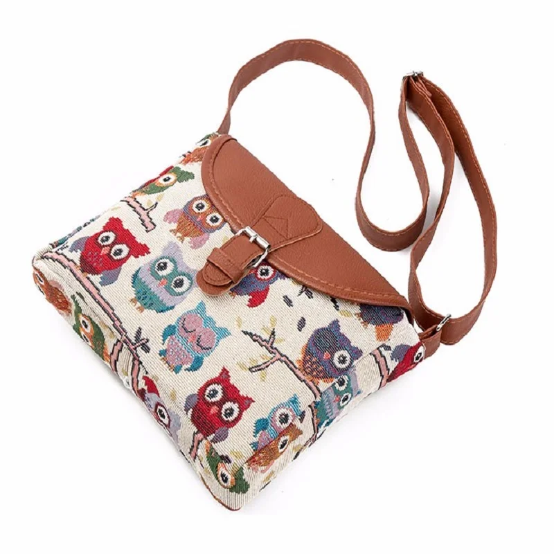 Летние женские сумки мессенджеры Женская сумочка с клапаном холщовые через