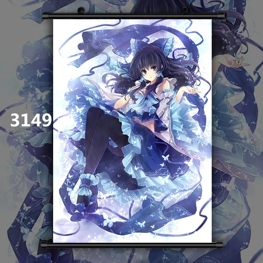 3149 Touhou проект Юкари Якумо Koumajou Densetsu Аниме Манга плакат в рулоне - Цвет: 3149