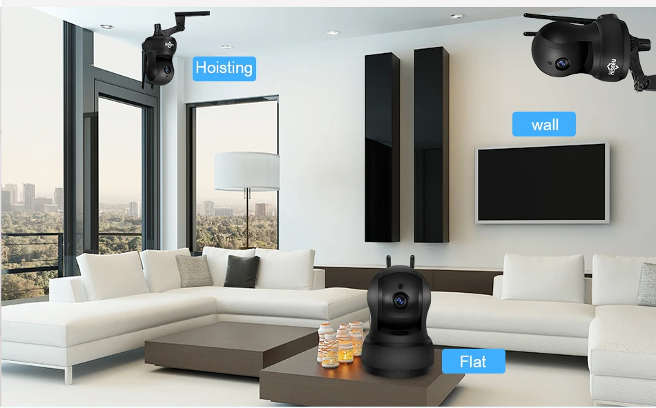 Hiseeu 720P ip-камера Wi-Fi беспроводная сетевая камера аудио TF карта CCTV домашняя камера видеонаблюдения камера безопасности wifi детский монитор
