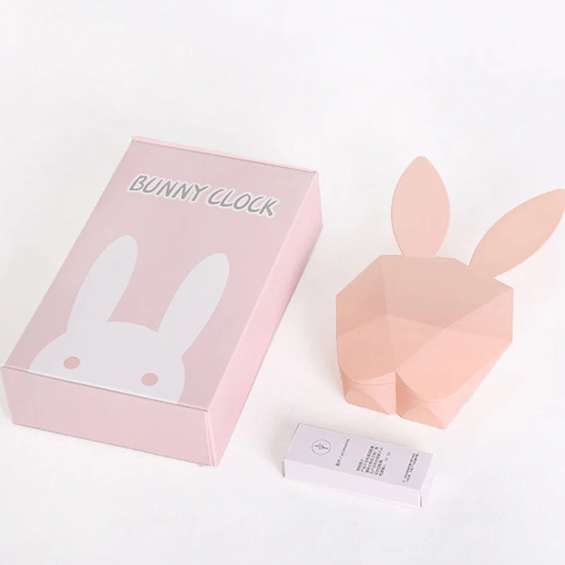 

100% Original Voice control Rabbit LED Digital Alarm Clock with Built-in Lithium Battery Rechargeable