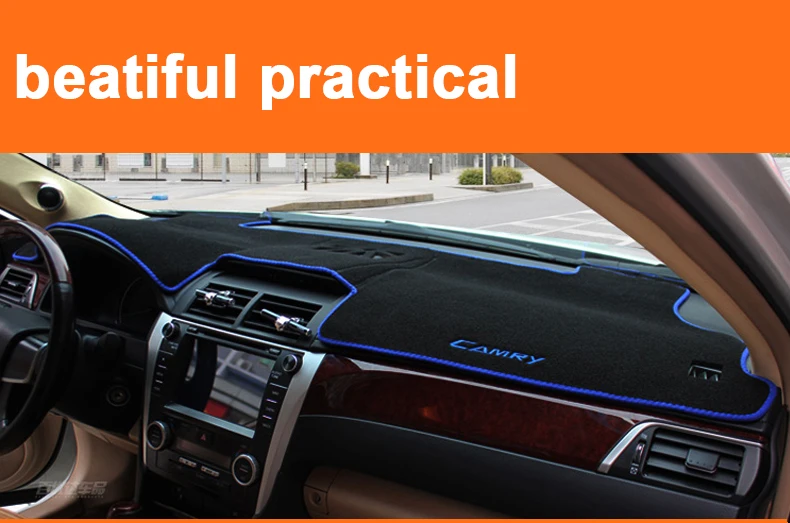 Для Toyota Camry 2012 2013 LHD чехлы на приборную панель автомобиля коврик тенты подушка коврик ковры аксессуары для интерьера