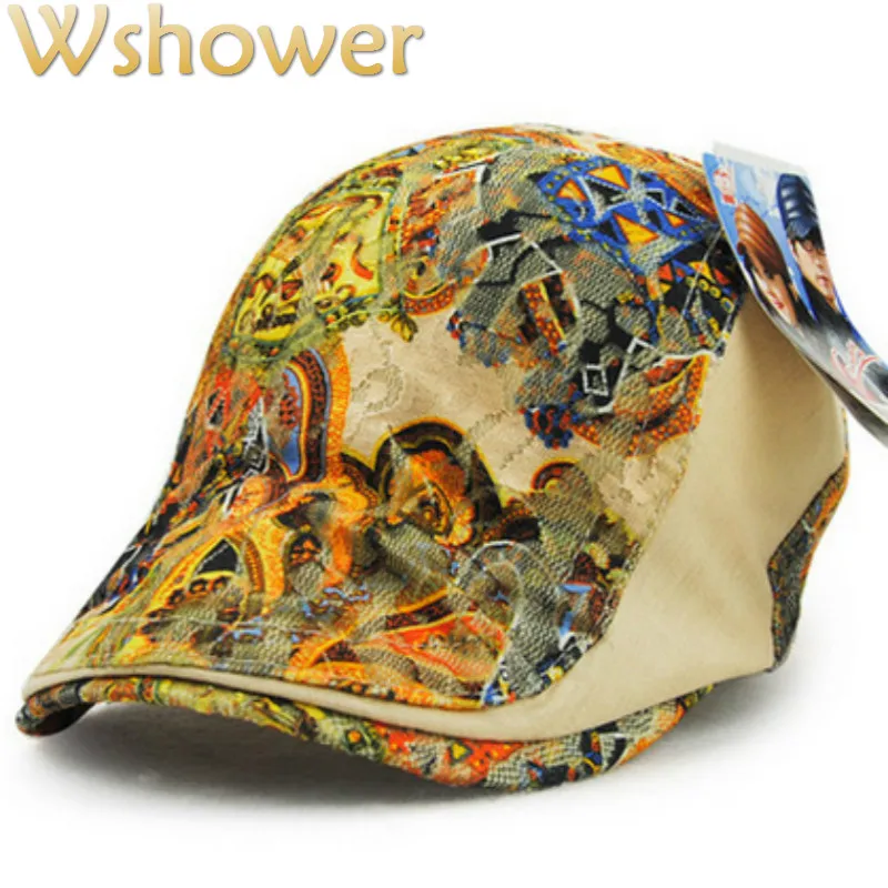 Женские береты с цветочным принтом 5 цветов|beret hat|beret capsummer beret |