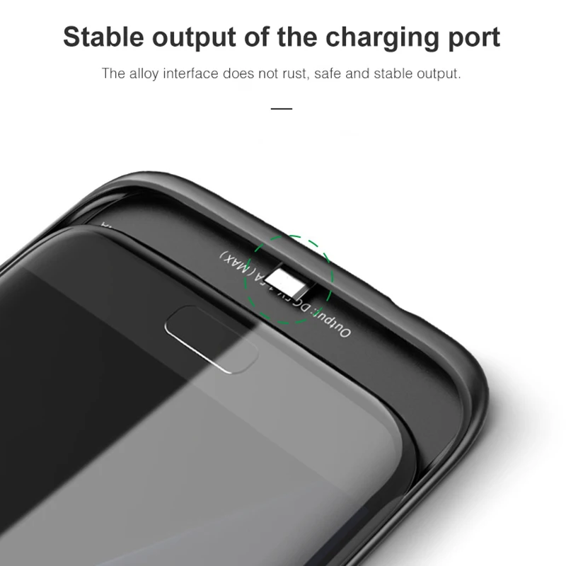 Чехол для батареи для samsung Galaxy S7, мягкий тонкий внешний аккумулятор, зарядное устройство, чехол для зарядки, внешний аккумулятор, чехол для samsung S7Edge