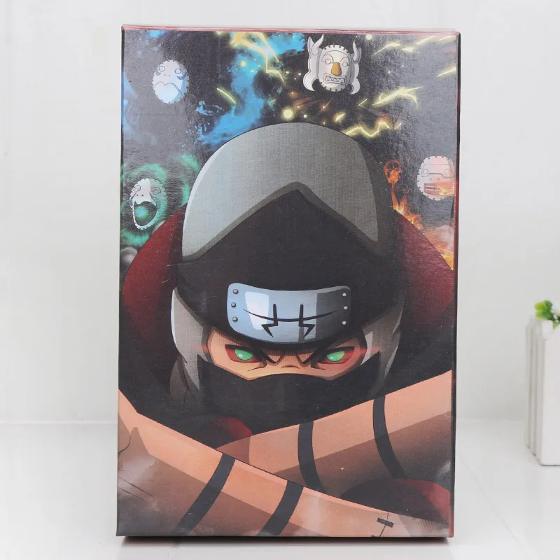 Kakuzu with box Аниме Наруто Shippuden Nagato Akatsuki Deidara Tobi Kakuzu Hidan Uchiha Itachi Наруто фигурка Модель Коллекционная игрушка куклы - Цвет: Kakuzu with box