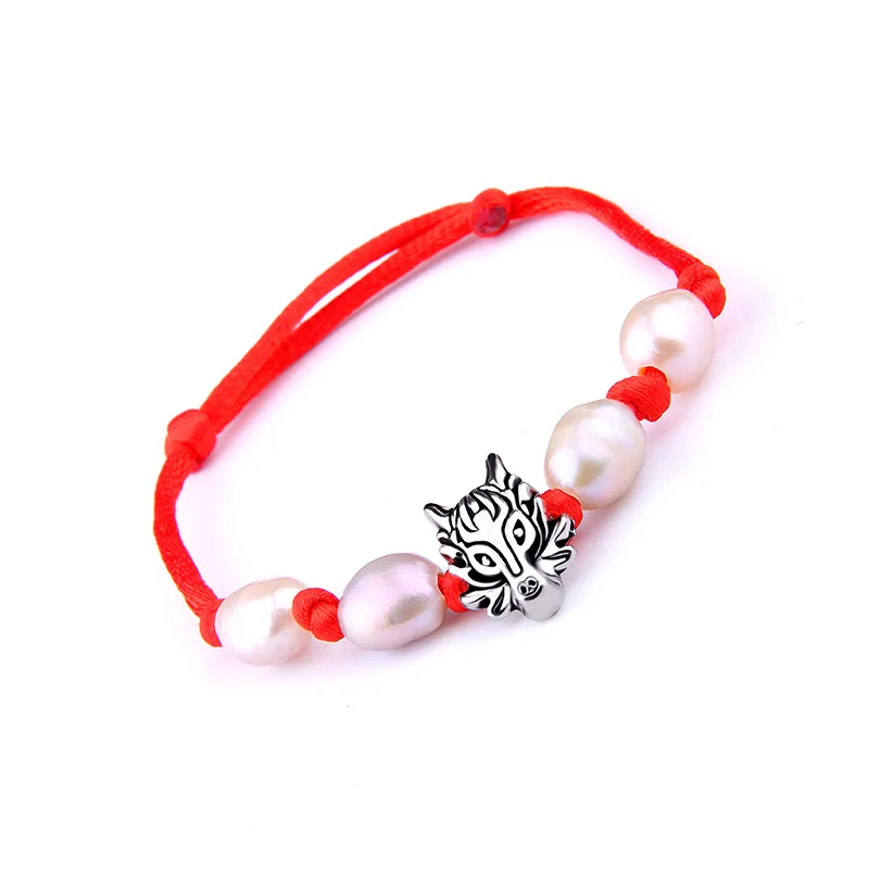 Регулируемый высококачественный натуральный жемчужный браслет для женщин и