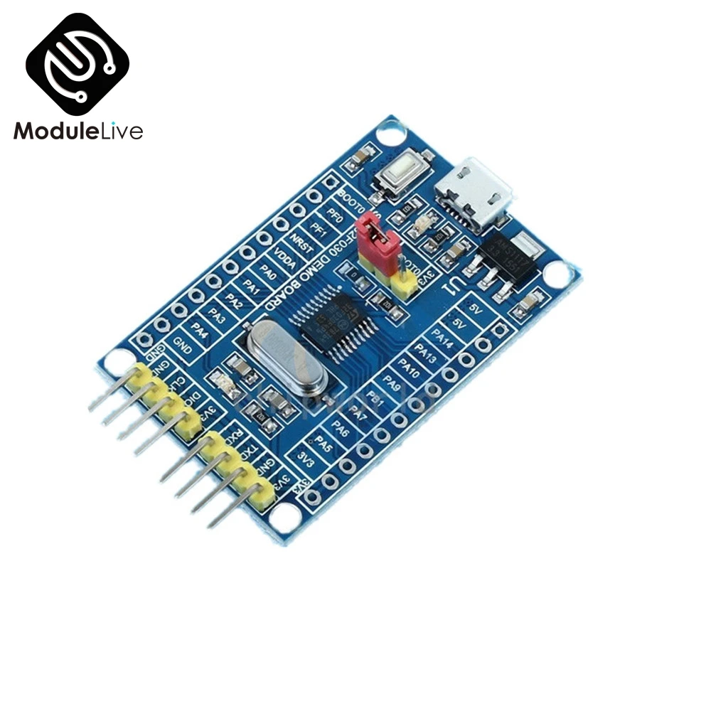 Процессор STM32F030F4P6 ARM 32 бит 48 МГц макетная плата микроконтроллер SWD/ISP двойная