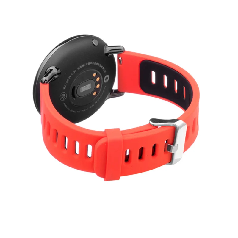 Силиконовые браслеты для Xiaomi Huami Amazfit Pace/Amazfit 2 спортивный ремешок браслет, Amazfit 2 S Ремешок черный, красный - Цвет: 2