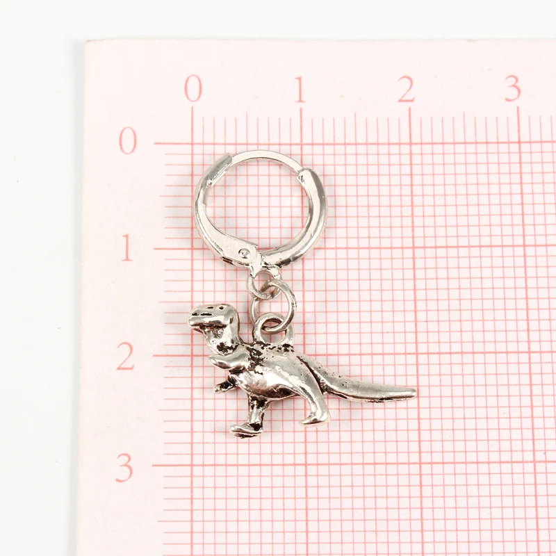 Женские маленькие серьги кольца с динозавром 1 пара милые ювелирные украшения