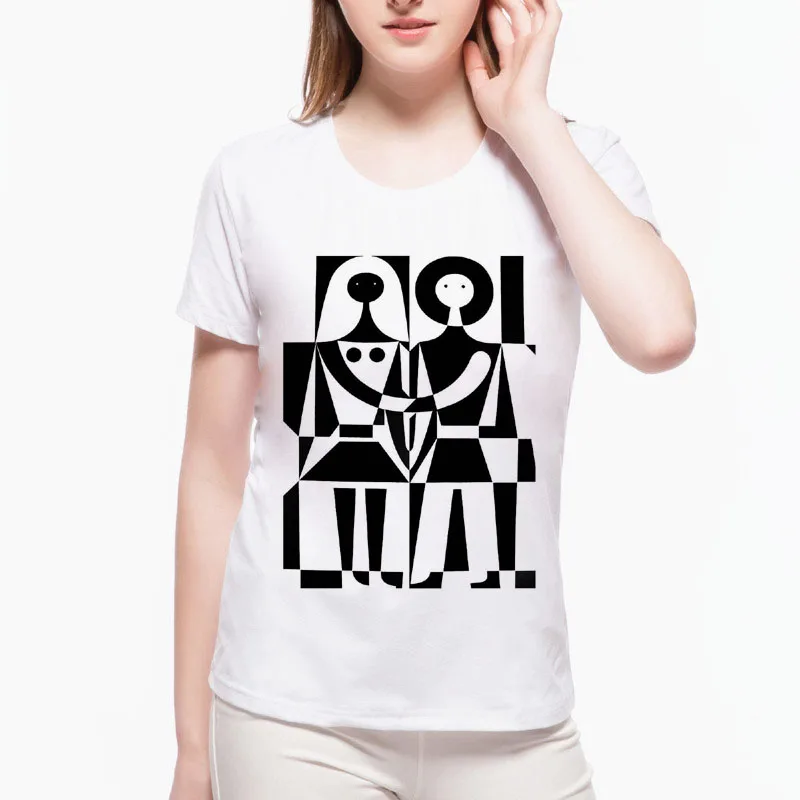 Горячая Распродажа Радужный стиль футболка с принтом панды женская коротким