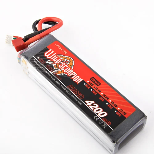 1 шт. дикая Скорпион RC 11 V 4200mAh 35C Lipo батарея для радиоуправляемого квадрокоптера