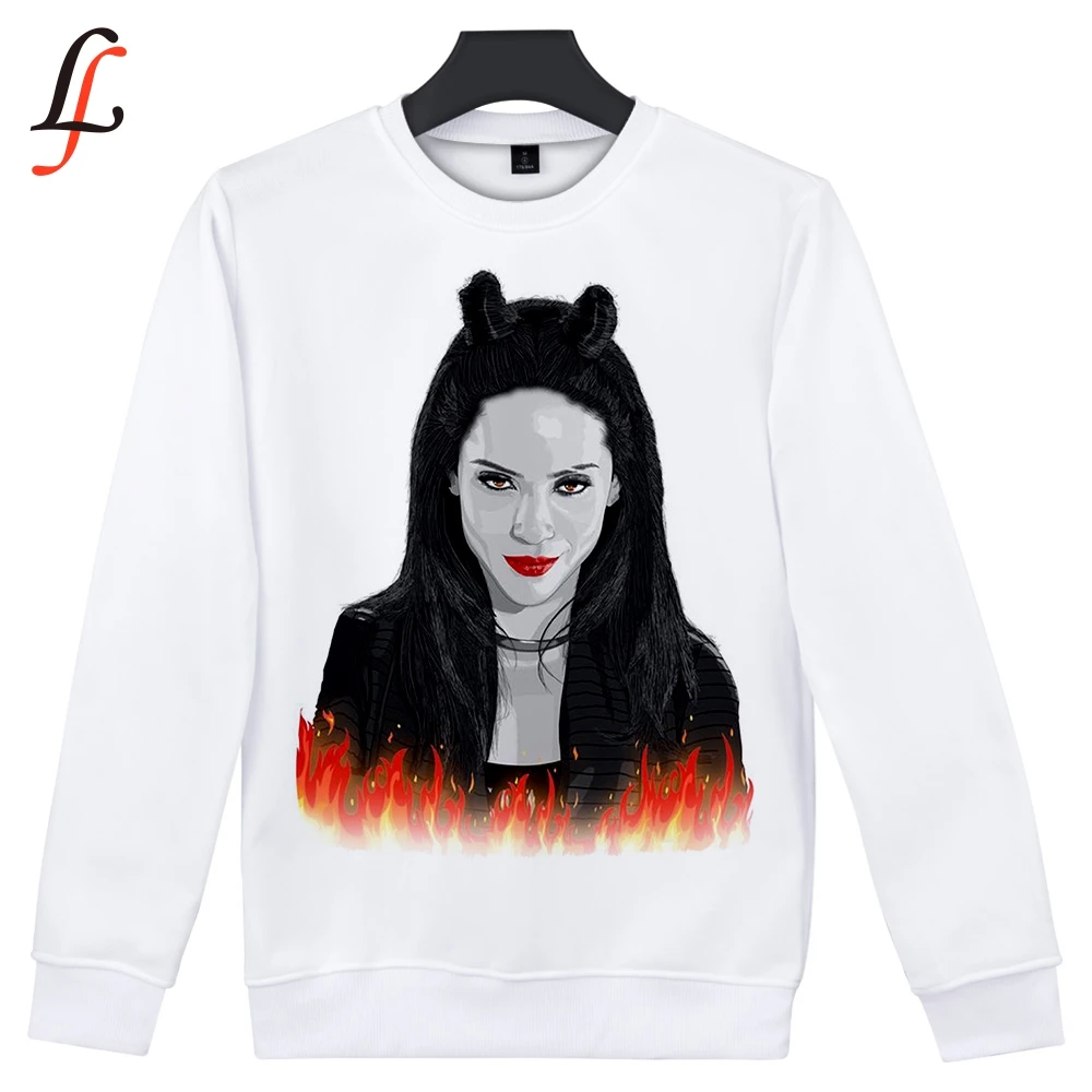 Толстовка с 3D принтом Lucifer Женская/Мужская Повседневная большого размера 4XL 2019 |